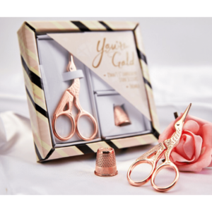 SET DE TIJERAS Y DEDAL PREMIUM KLASSÉ